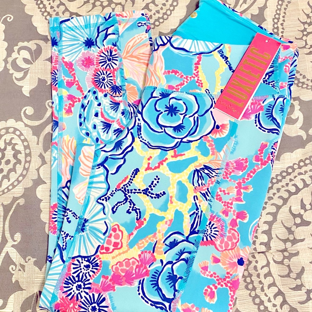 Lilly Pulitzer Luxletic Leggings Bali Blue